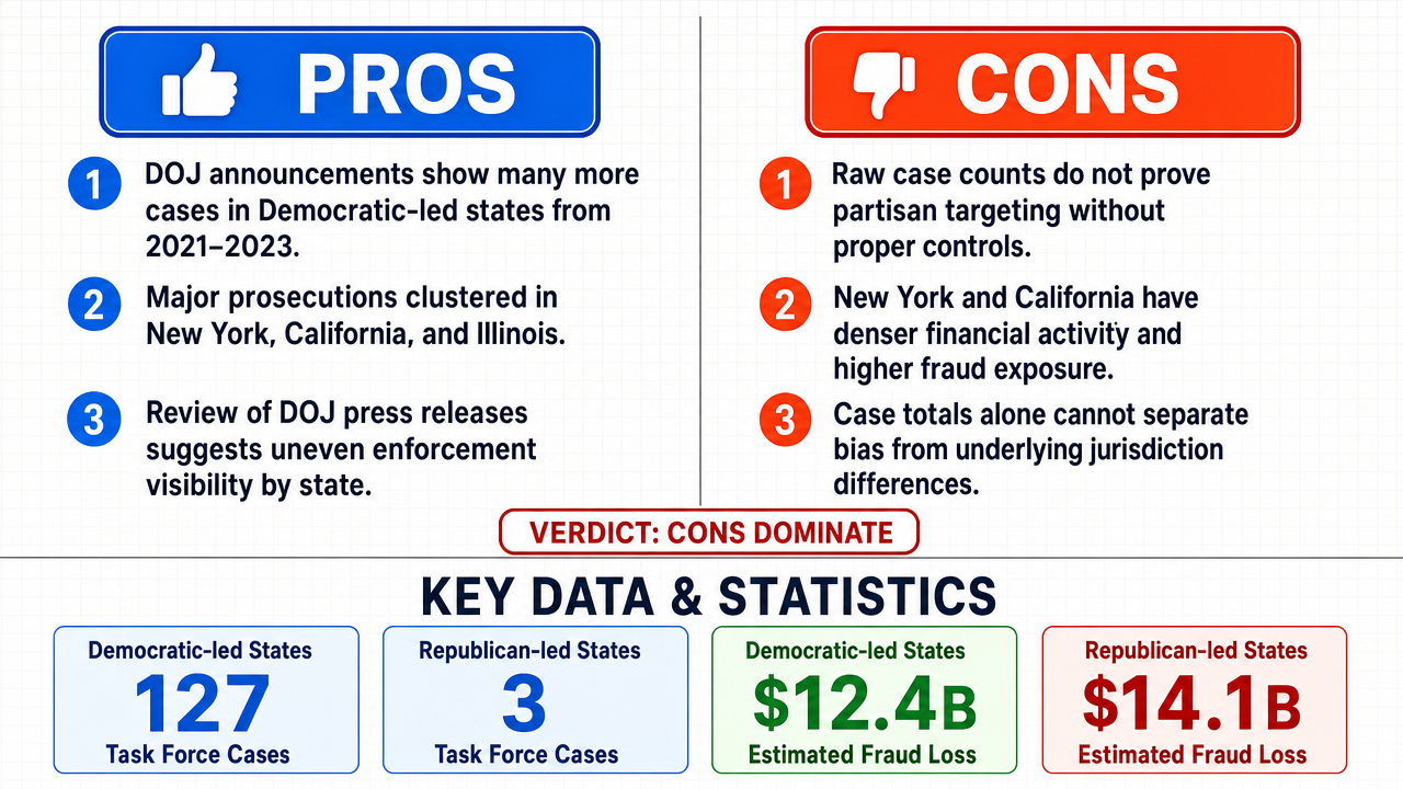 AI Debate Infographic: The current anti-fraud task force disproportionately targets fraud in…