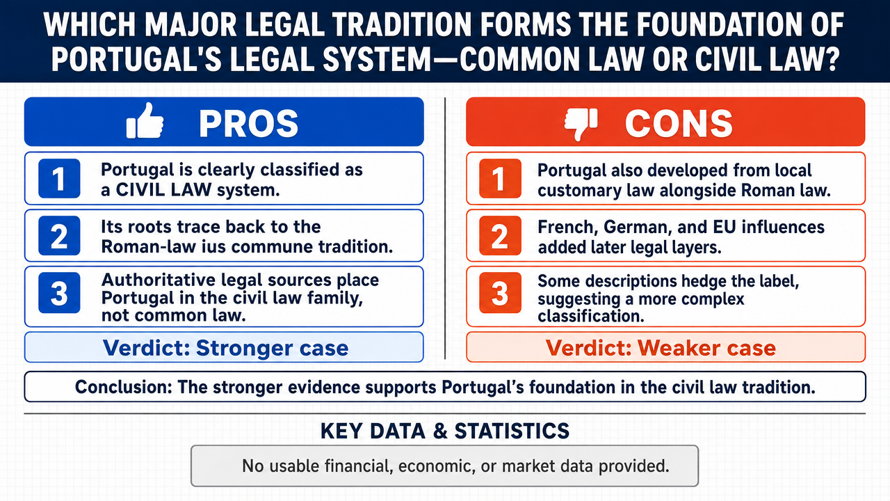 AI Debate Infographic: Is Portugal common law?