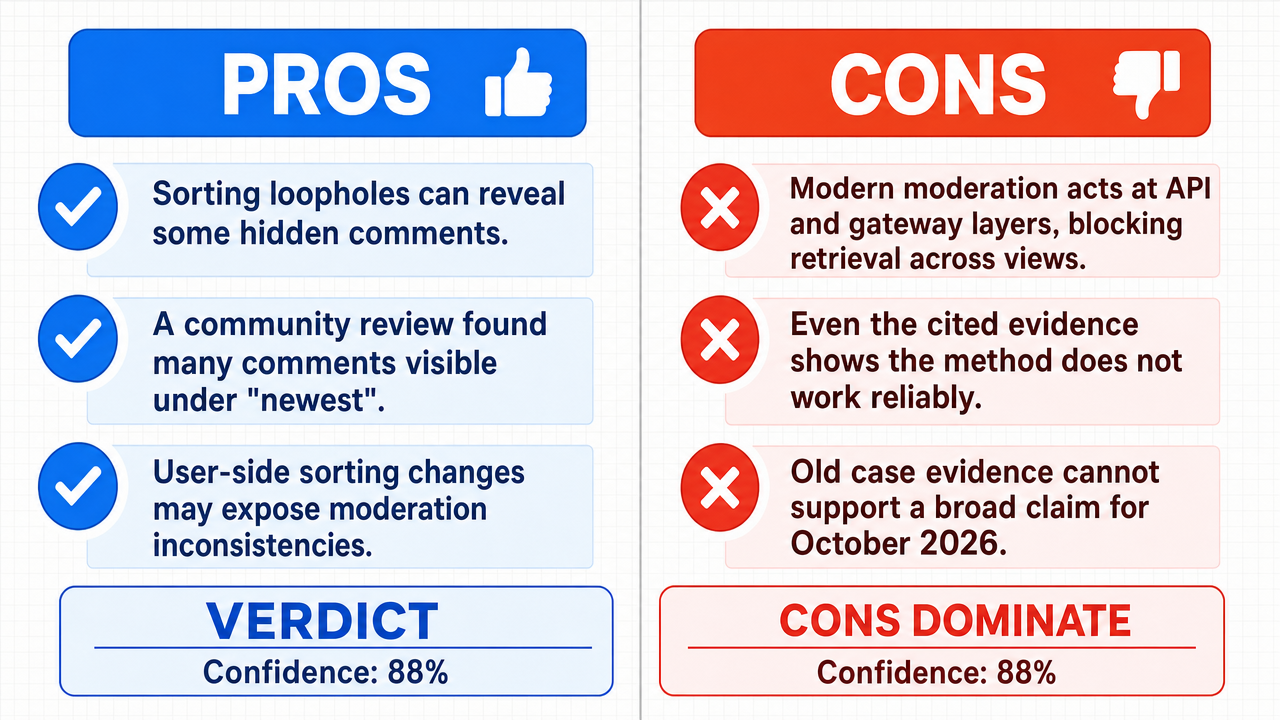 AI Debate Infographic: On October 12, 2026, comments appearing to be hidden or deleted on the…