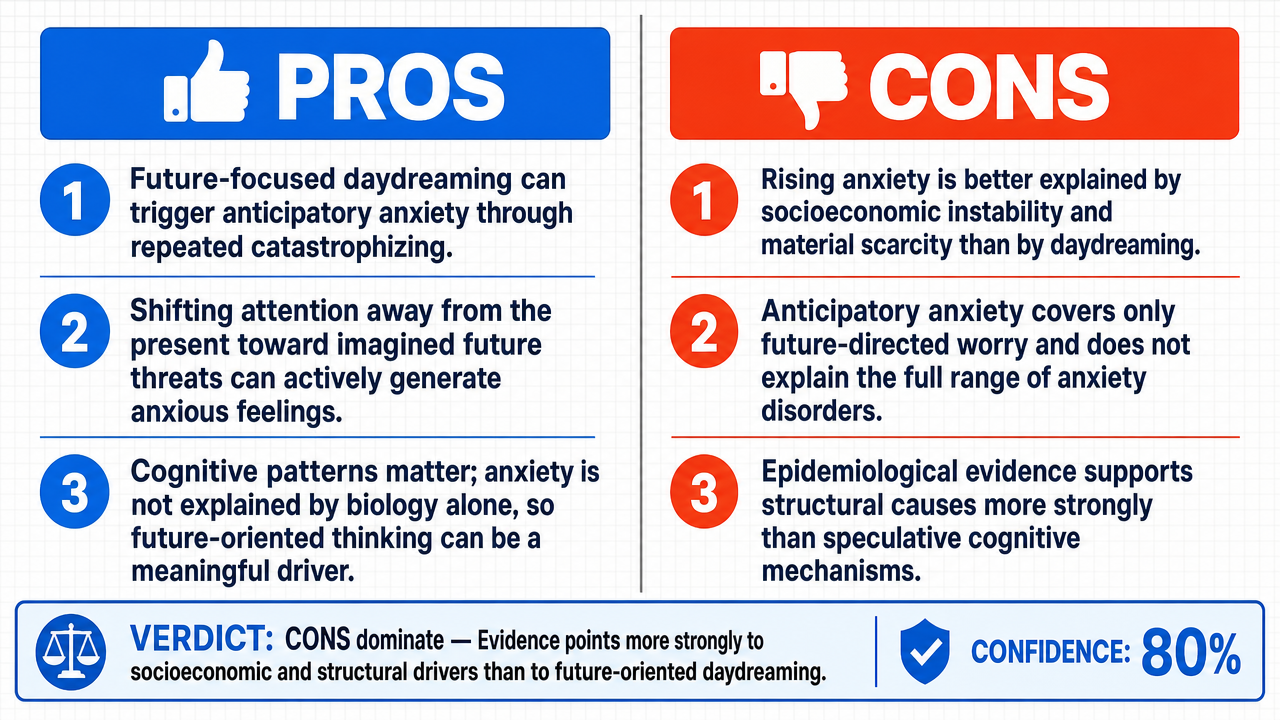 AI Debate Infographic: An excessive focus on the future, often manifesting as daydreaming, is the…