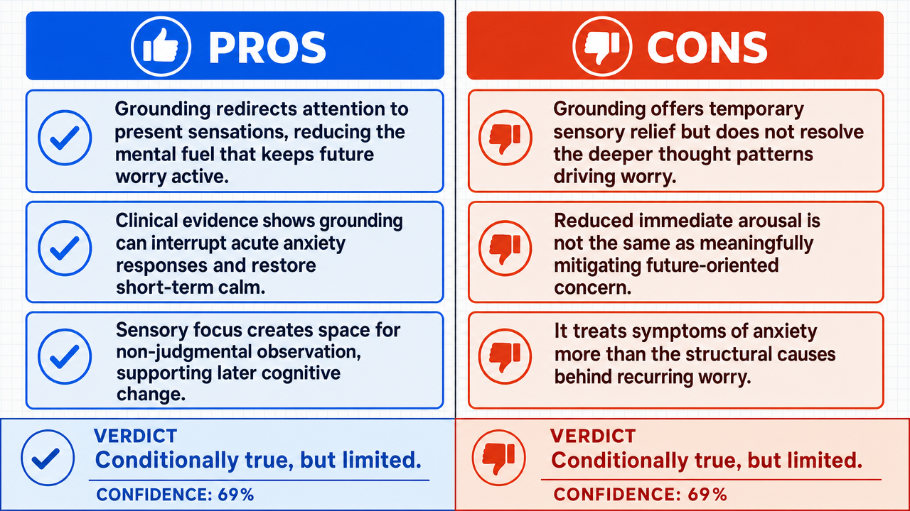 AI Debate Infographic: The human mind's tendency to worry about future problems can be effectively…