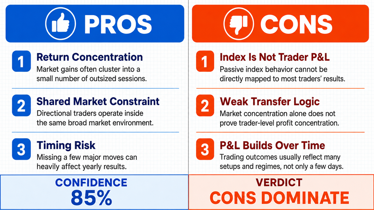 AI Debate Infographic: For most traders, between 5 and 10 trading days in 2026 will account for…