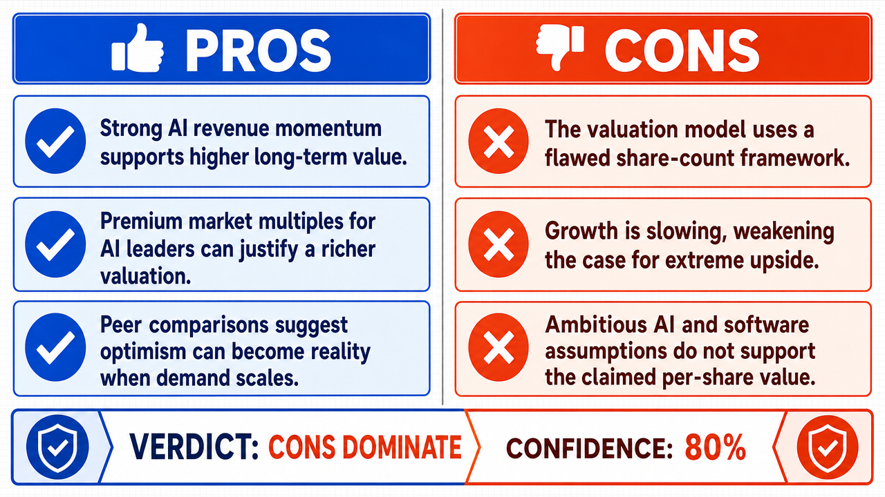 AI Debate Infographic: Broadcom's stock (AVGO) is intrinsically worth at least $400 per share as…