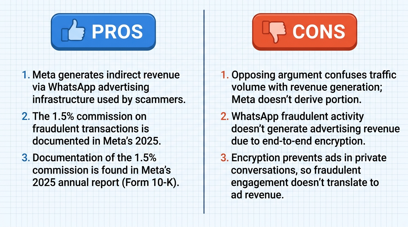 AI Debate Infographic: En 2026, Meta tire une partie de ses revenus des escroqueries commises sur…