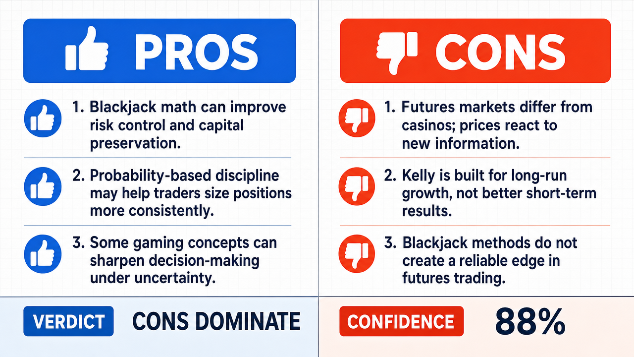 AI Debate Infographic: Applying principles from books on how to win at blackjack in a casino is a…