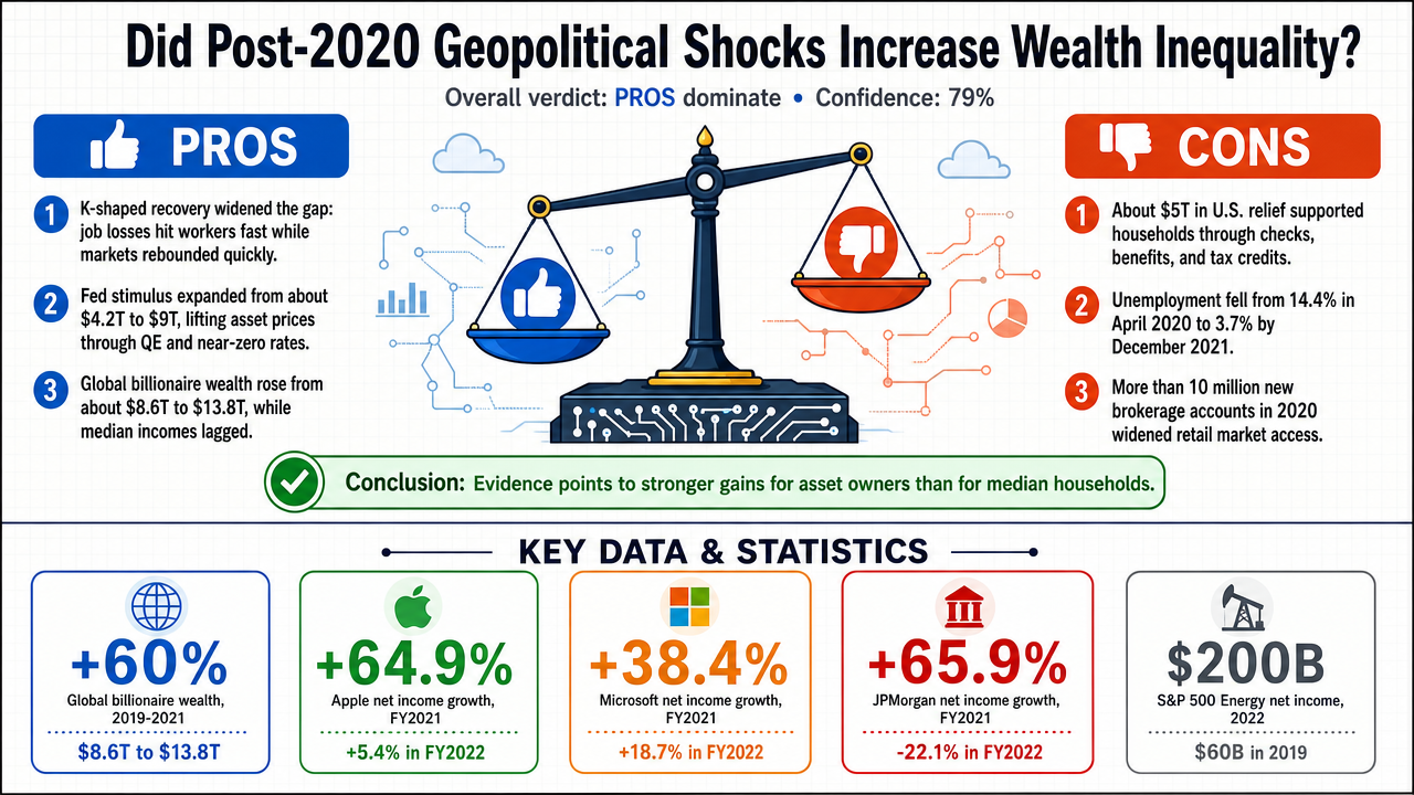AI Debate Infographic: Do market impact of geopolitical shocks since 2020show a…