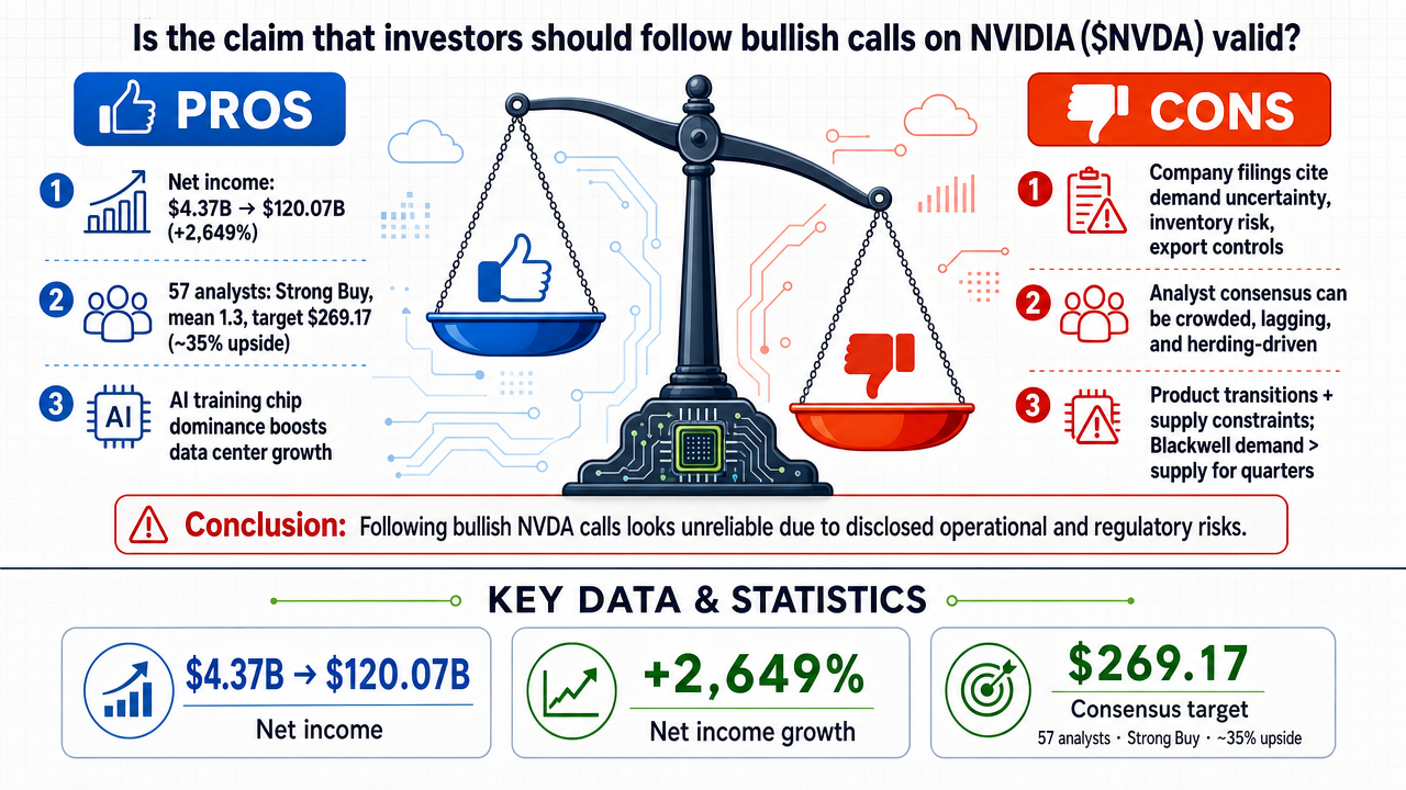 AI Debate Infographic: Investors should follow bullish calls on NVIDIA ($NVDA)