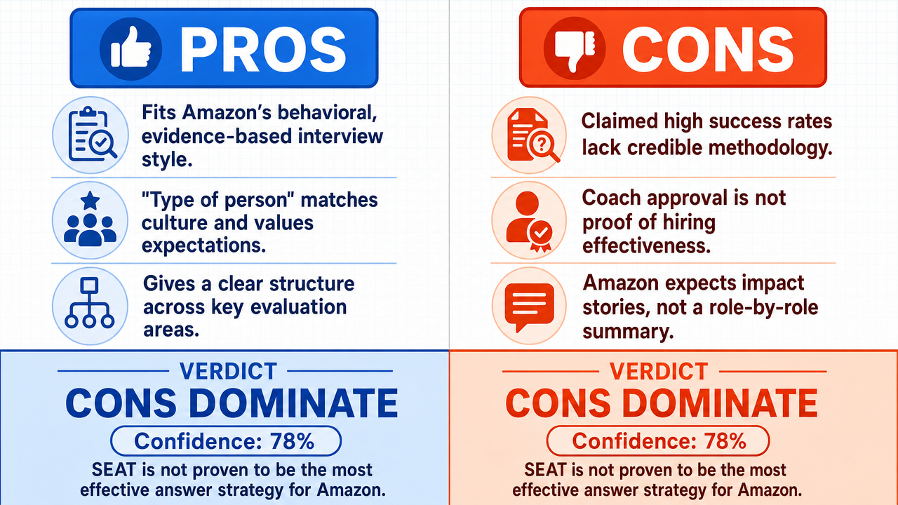 AI Debate Infographic: La méthode SEAT (Skills, Experience, Achievements, Type of person) est la…