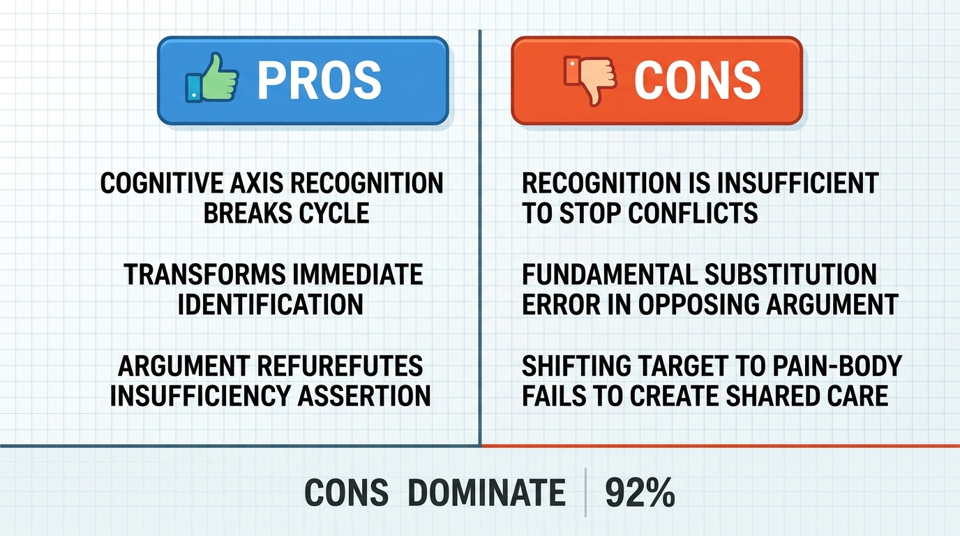 AI Debate Infographic: Chez une personne en couple, la reconnaissance du « corps de souffrance »…