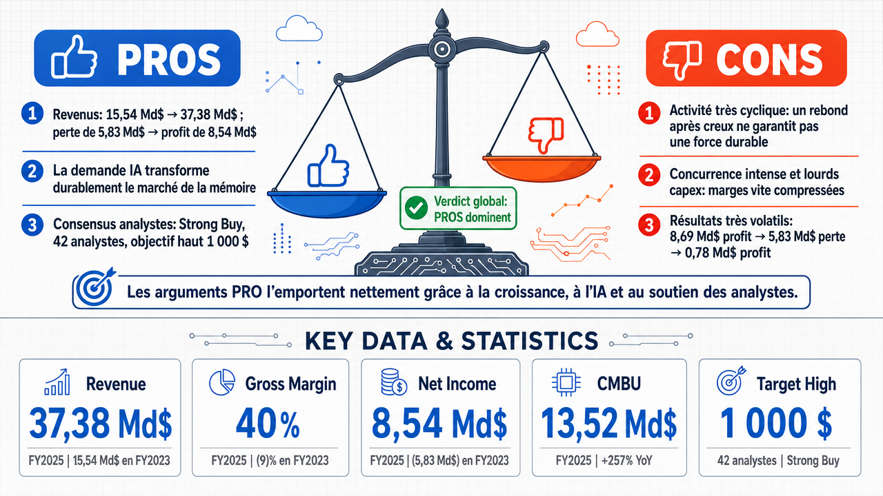 AI Debate Infographic: Investors should follow bullish calls on Micron Technology ($MU)