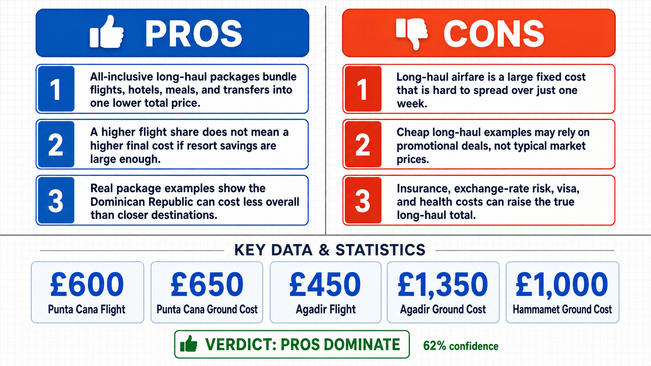 AI Debate Infographic: TRUE or FALSE: For a European average citizen, a one-week holiday in a…