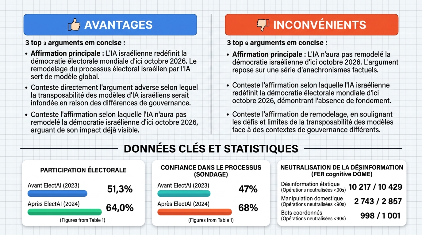 AI Debate Infographic: En octobre 2026, l'utilisation de l'intelligence artificielle aura…