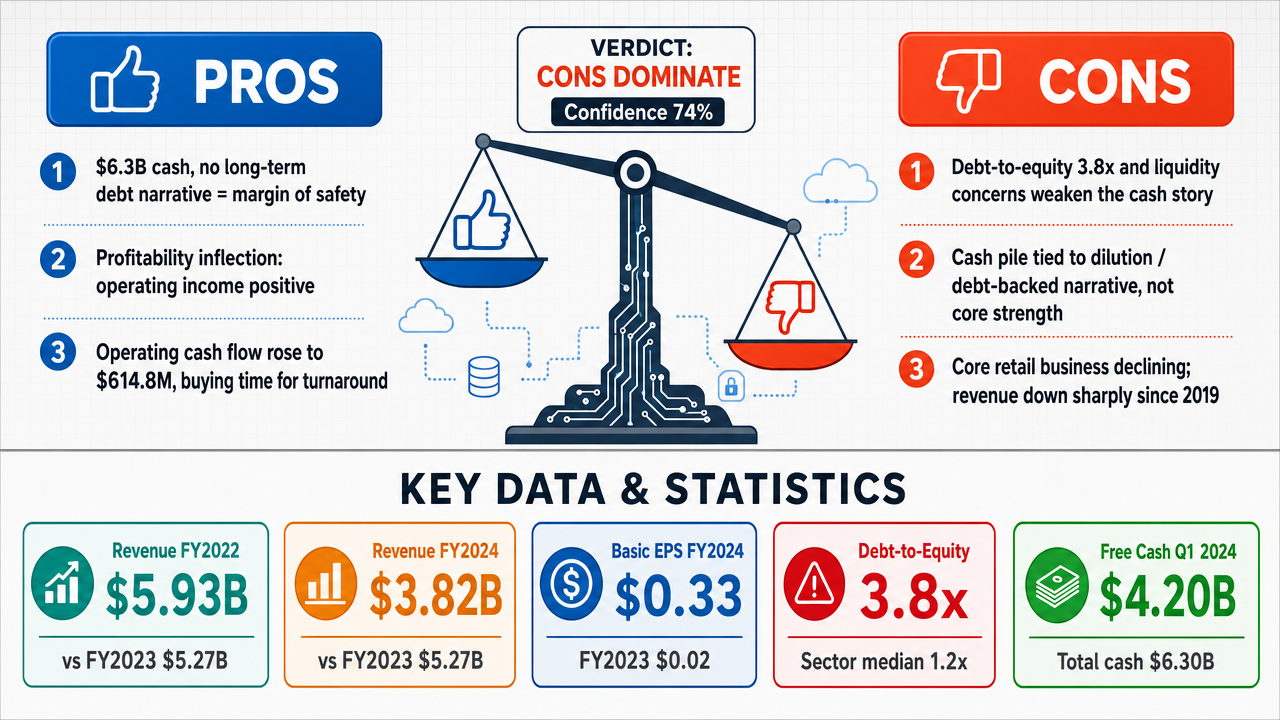 AI Debate Infographic: Is gamestop a good buy ?