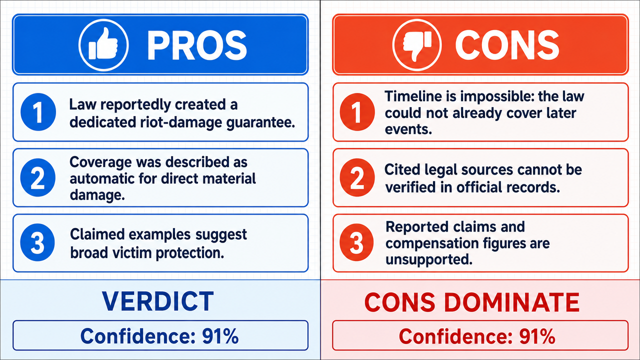 AI Debate Infographic: La loi de finances pour 2026 inclut une garantie obligatoire contre les…