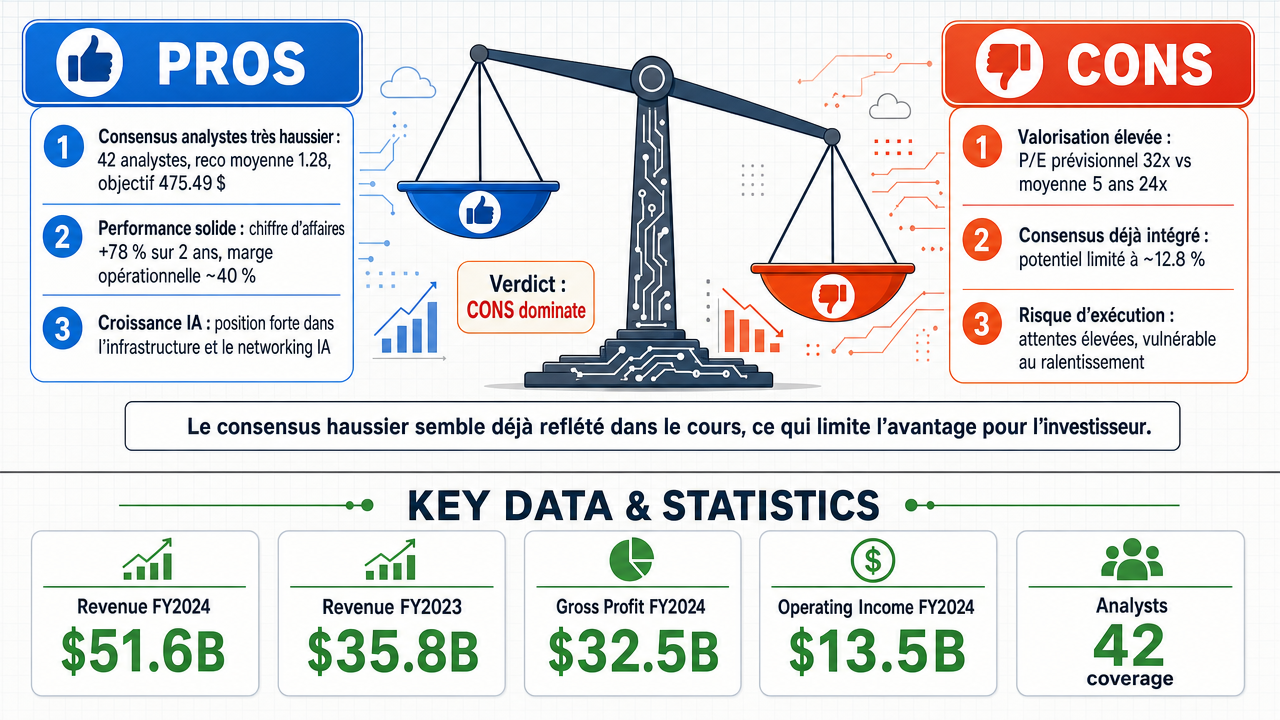AI Debate Infographic: Investors should follow bullish calls on Broadcom ($AVGO)