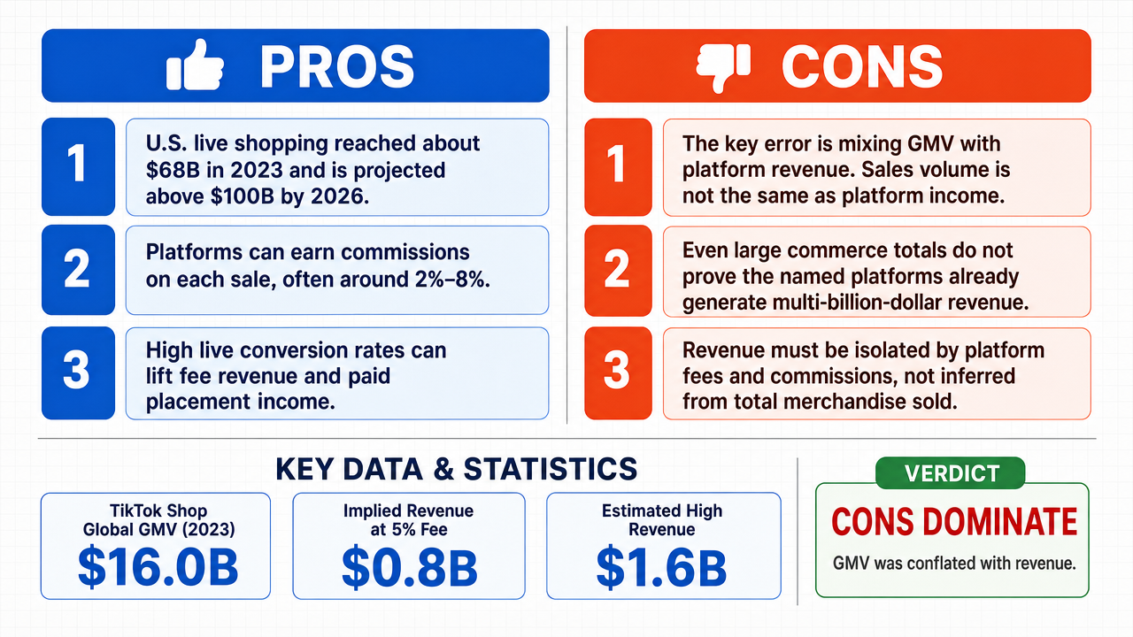 AI Debate Infographic: Live shopping, particularly on platforms like TikTok Shop, Whatnot, and…